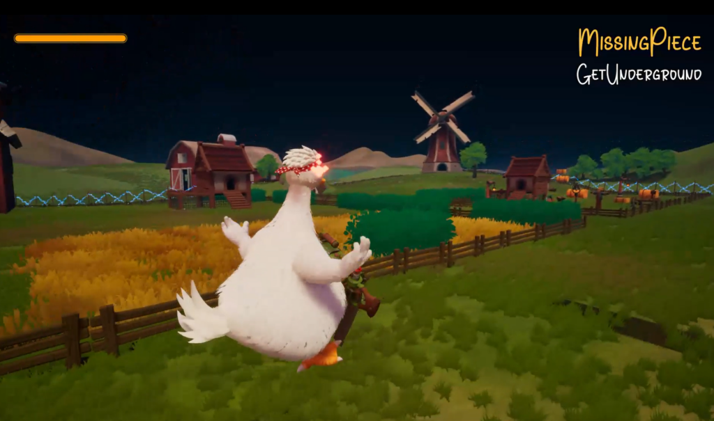 Sir Thiccbottom believes he can fly...